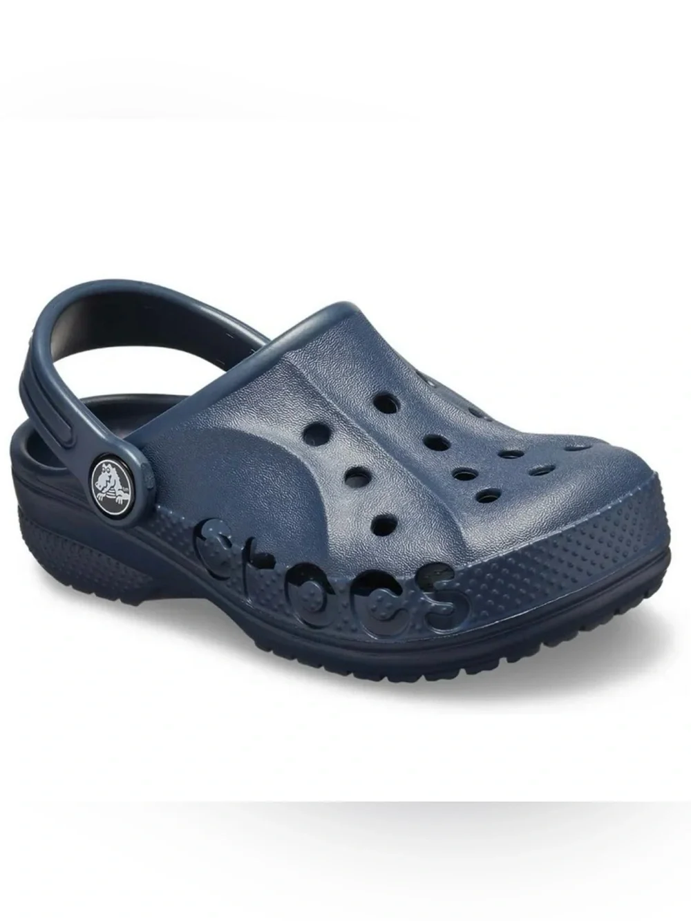 CROCS Boys navy blue baya clogs size 3